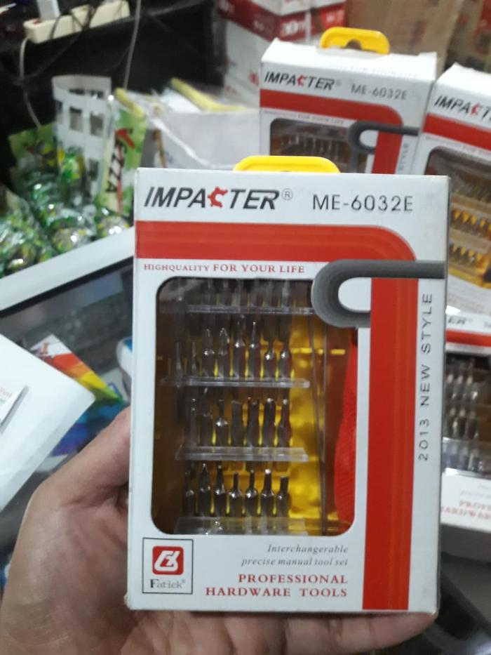 Gambar Obeng Set 31 in 1 Multifungsi Untuk HP, laptop, PC, Android, DVD dll - Kotak dari Almahyra 58 undefined Tokopedia