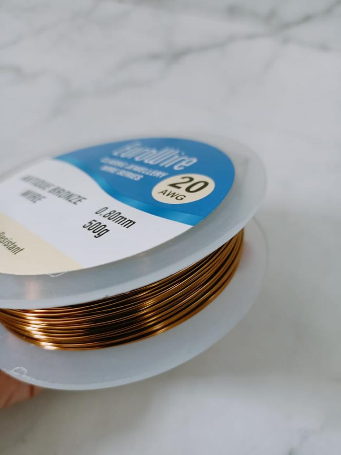 Gambar Kawat Euro Wire Silver 500 gram - Antiq.Bronze 20 dari Studio Manik undefined Tokopedia