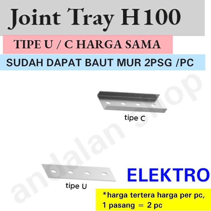 Gambar Jointing Tray U100/ joint tray/ tray joint/ sambungan tray U 100 - elektro dari Andalan-Shop undefined Tokopedia