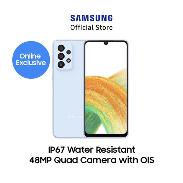 Gambar SAMSUNG Galaxy A33 5G RAM 8GB / 128GB / 256GB - BLUE - IP67 - SEIN - Blue 128GB dari Tmobile itc bsd undefined Tokopedia