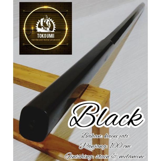 Gambar BARU!! pedang kayu bokken pedang boken - Black, melengkung+stba dari Dyta Syop undefined Tokopedia