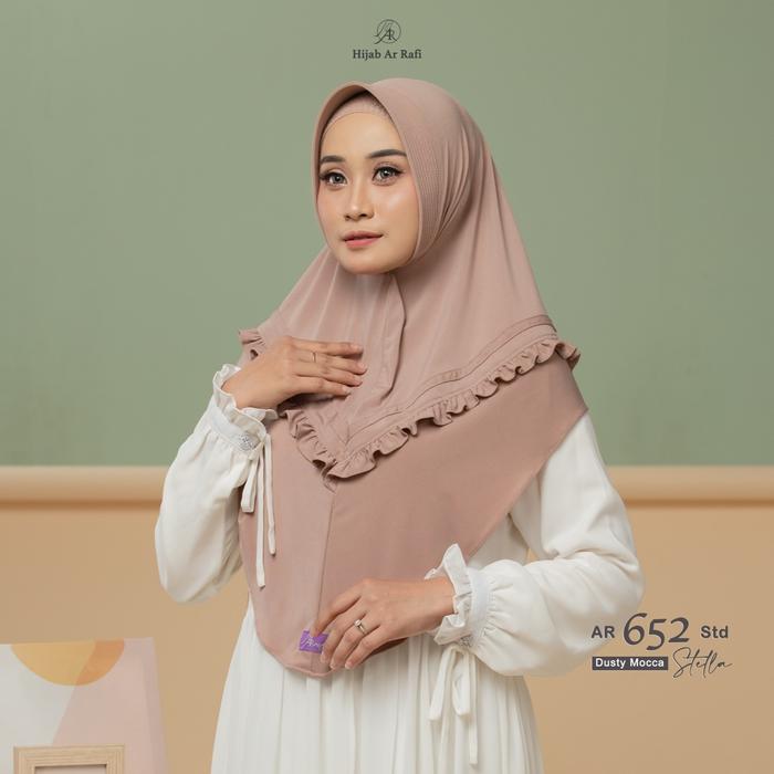 Gambar Terbaru √ Hijab Jilbab Instan Ar Rafi AR 652 STD Bergo Daily Arrafi - Dusty mocca dari Anniha Ar Rafi Store undefined Tokopedia