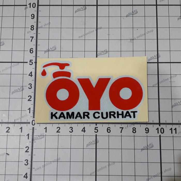 Gambar Sticker Oyo - Oyo Putih 4 dari AWS Online Shop undefined Tokopedia