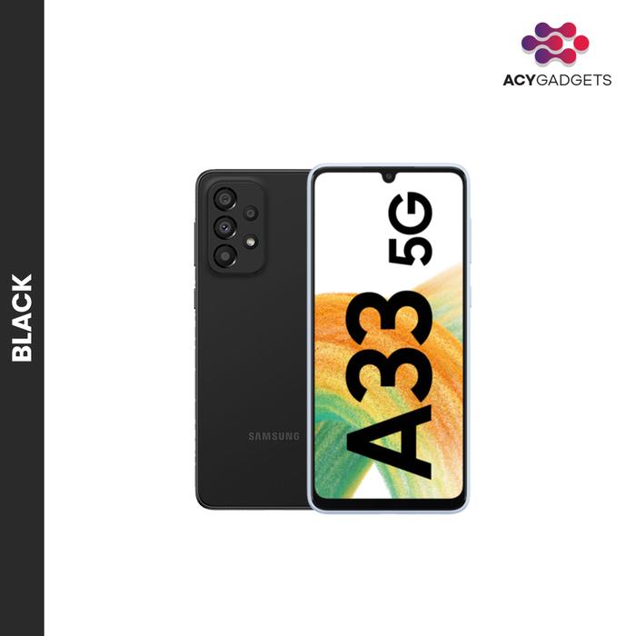 Gambar SAMSUNG GALAXY A33 (5G) 8/128GB GARANSI RESMI SEIN - Black dari ACY Gadget Official undefined Tokopedia