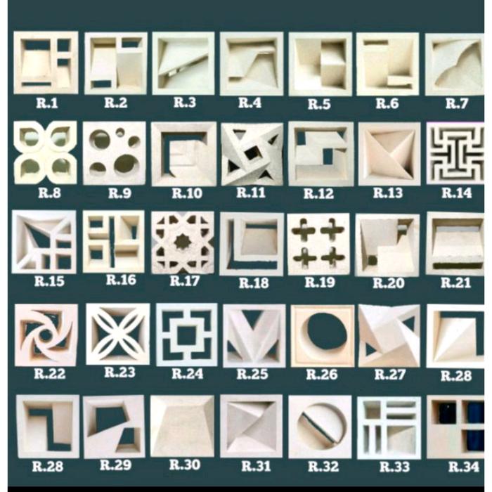 Gambar roster beton minimalis - Abu-abu dari rosterkitarumahroster undefined Tokopedia