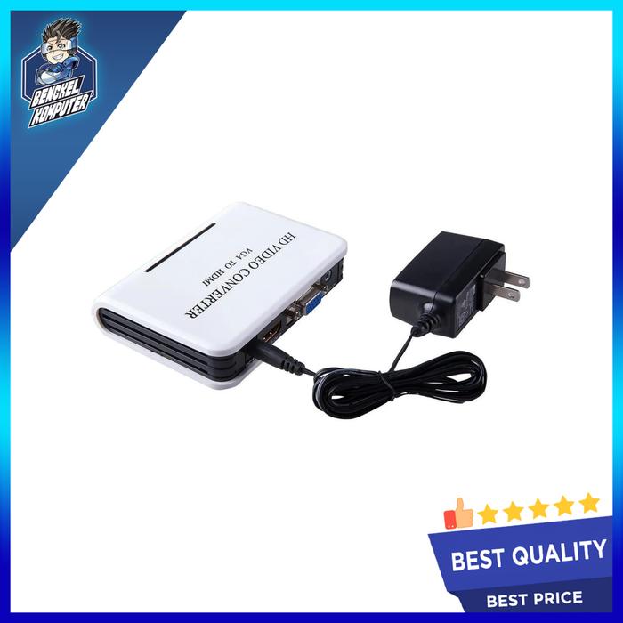 Gambar CONVERTER VGA TO HDMI BOX+AUDIO (FY1316W) dari bengkelkomputerptk undefined Tokopedia