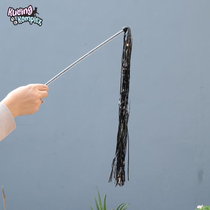 Gambar Mainan Kucing / mainan kucing rumbai / rope pet toy / mainan hewan - Hitam dari Kucingkomplex undefined 3 Tokopedia