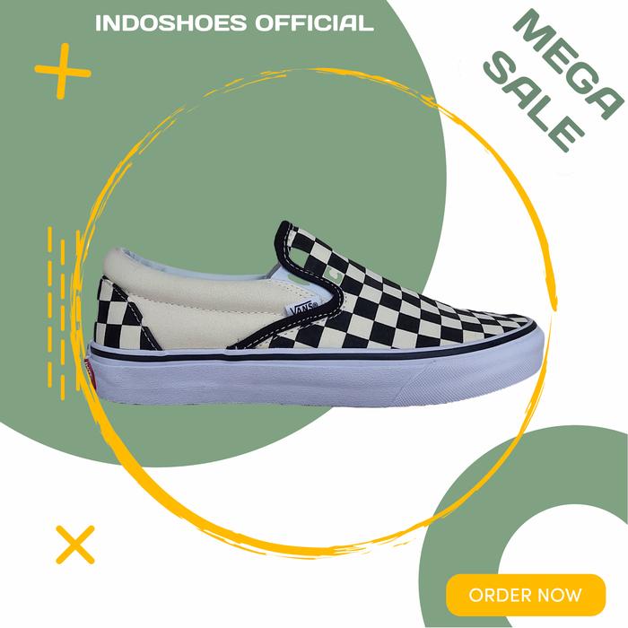 Jual vans slip on checkerboard original 40 Kota Depok