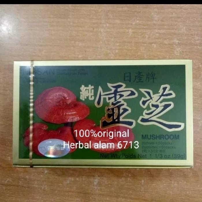 Jual nissan reishi mushroom / jamur ling zhi Jepang ( harga persachet