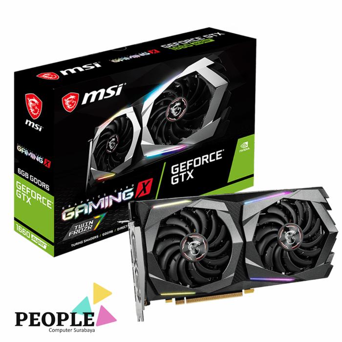 Msi Geforce Gtx 1660 Super Gaming X 6gb Vga Msi Geforce Gtx 1660