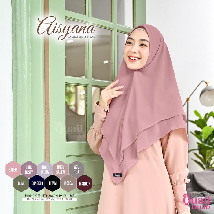 Gambar Jilbab Aisyana by Quail Hijab dari Quail Hijab Distributor | Zawahijab undefined Tokopedia