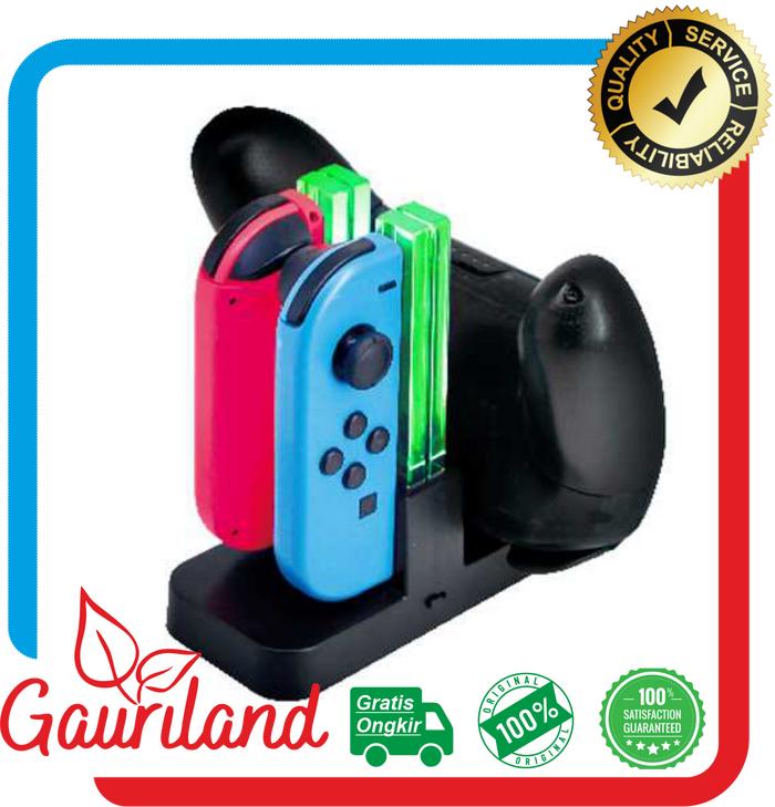 Jual DOBE Charging Dock Stand 4in1 Nintendo Switch Joy-Con Joycon