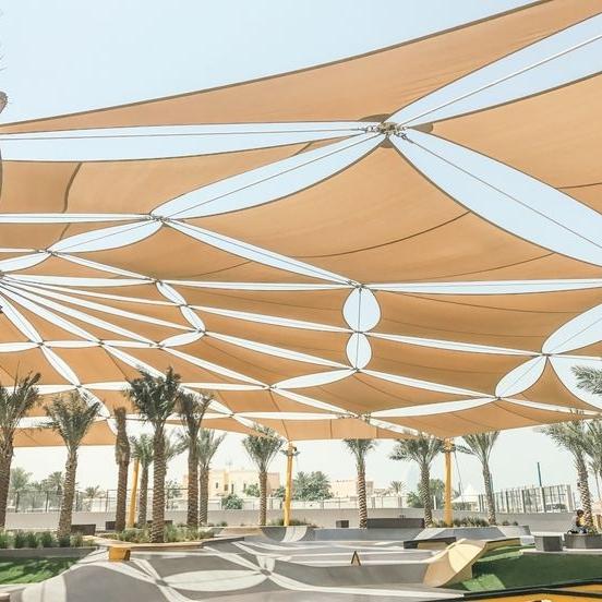 Gambar Tenda canopy taman/canopy segitiga/flysheet segitiga - Abu-abu dari HIBER ADVENTURE INDONESIA undefined Tokopedia