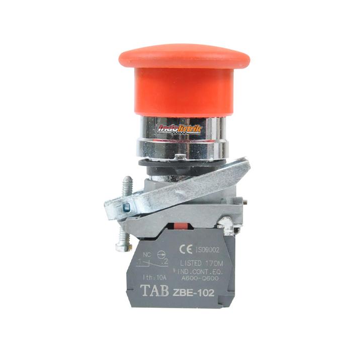Gambar Emergency Push Button Spring Return TAB LAY4-BC42 Merah - Merah dari INDOLISTRIK OFFICIAL TNG undefined Tokopedia