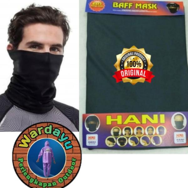 Gambar Masker Ninja Motor Balaclava Baff Penutup Wajah Anti Panas Debu Hani - HANI-HITAM dari wardayu12 undefined Tokopedia