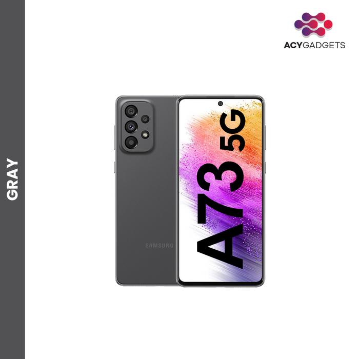 Gambar SAMSUNG GALAXY A73 (5G) 8/256GB GARANSI RESMI SEIN - Grey dari ACY Gadget Official undefined Tokopedia