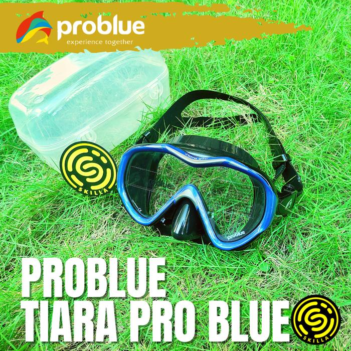 Gambar Problue Tiara Pro Asian Fit Masker Scuba Diving - Biru dari Skilla Gears undefined Tokopedia