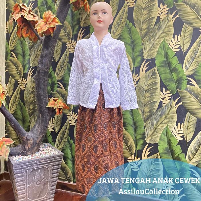Gambar Baju Adat Jawa Tengah Anak (Pria/Wanita) - Wanita Putih, 3 dari NDuZzT OLSHOOP undefined Tokopedia
