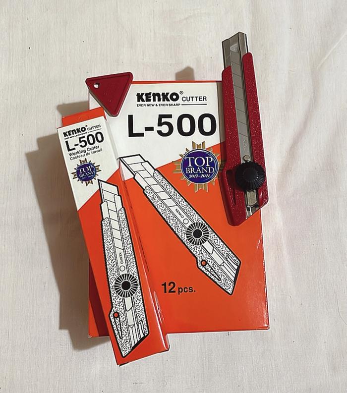 Gambar CUTTER BESAR KENKO L500 L-500 - 1 PAK dari xoxo Various Store undefined Tokopedia