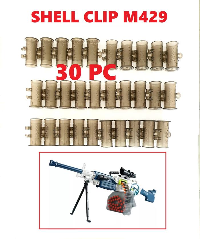 Gambar Mainan Tembakan M249 Automatic Brand Lehui Dart Blaster - Shell Tambahan dari WGB SHOP undefined Tokopedia