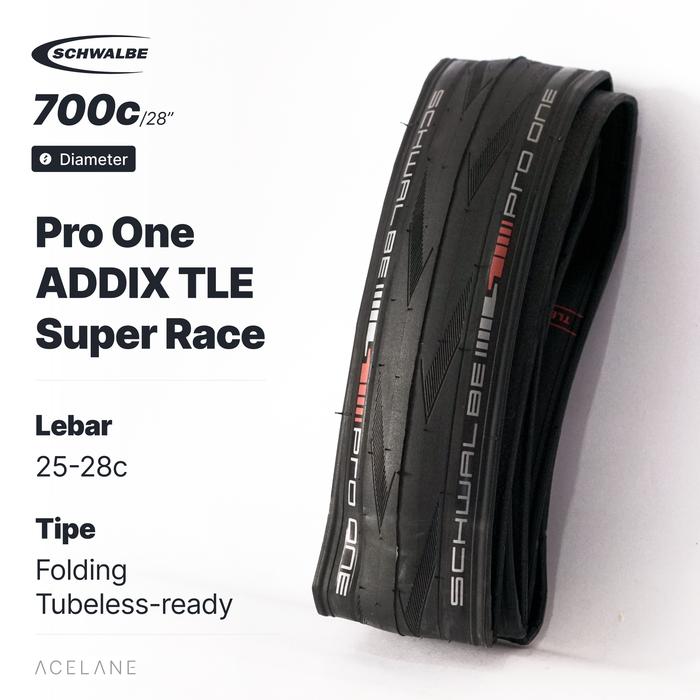 Ban Schwalbe Schwalbe Pro One Tubeless 28c Jual Ban Sepeda