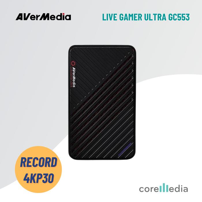 Gambar AVerMedia Live Gamer Ultra GC553 - 4Kp60 HDR Pass-Through Capture dari Core Media Surabaya undefined Tokopedia