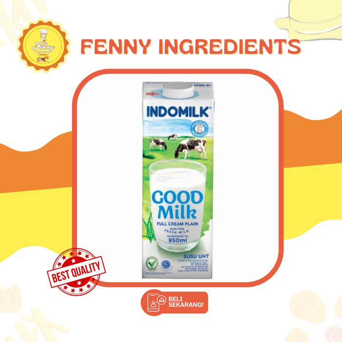 Gambar INDOMILK GOOD MILK FULL CREAM 950ml dari Fenny_Ingredients undefined Tokopedia