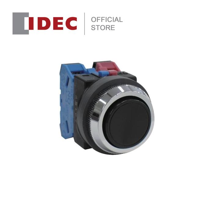 Gambar IDEC ABN110 Push Button Flush 30mm Momentary 1NO - Hitam dari IDEC INDONESIA undefined Tokopedia