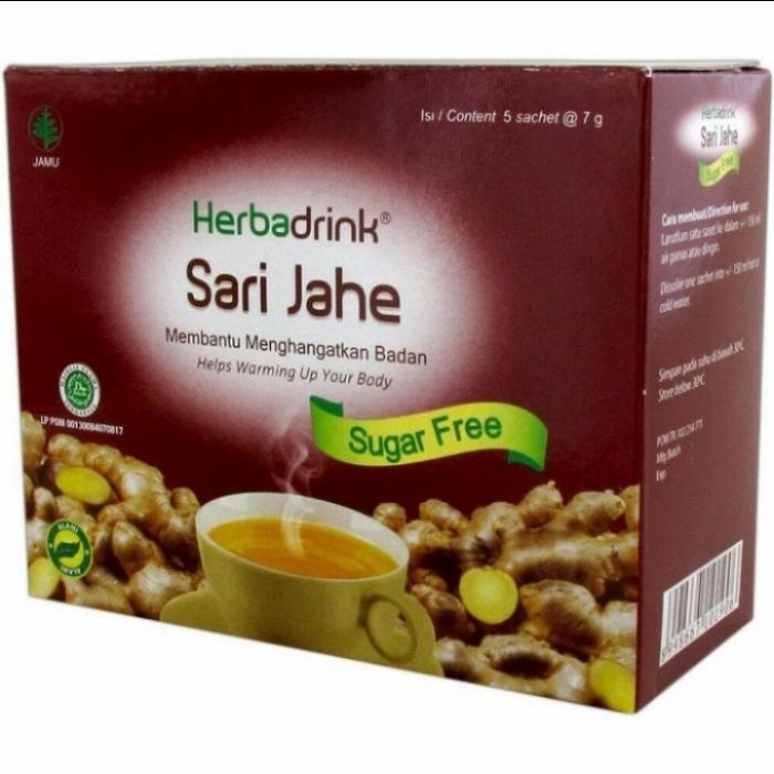 Gambar Herbadrink jahe box minuman sachet sari jahe (5 pcs @22gr) bubuk jahe dari fera olshop2023 undefined 3 Tokopedia