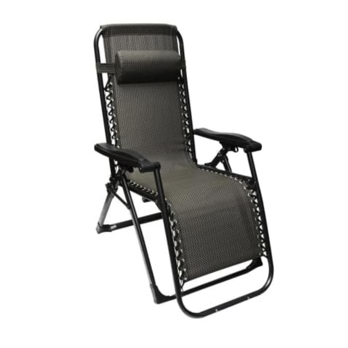 Gambar Kursi malas / santai / tidur / lounge chair, portabel bisa di lipat - Cokelat dari DS Store Tokopedia undefined Tokopedia