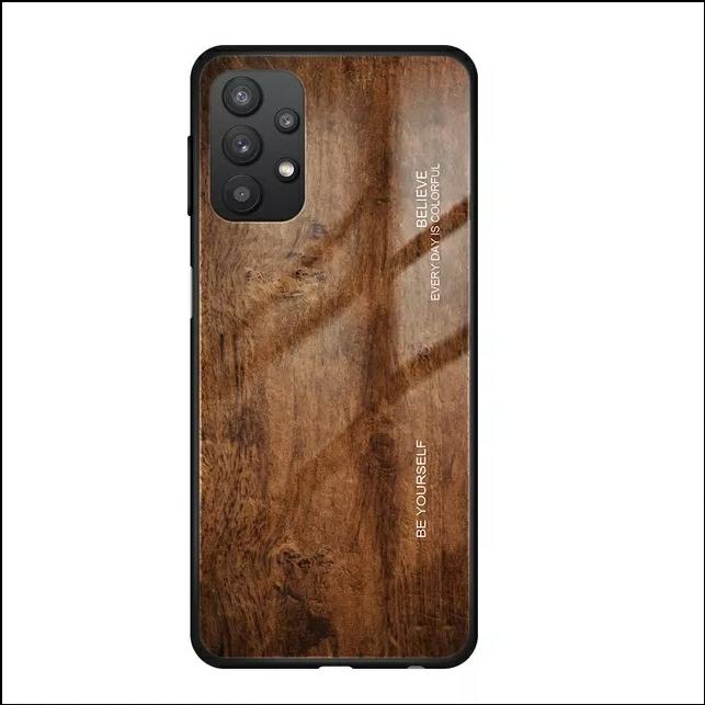 Gambar WoodGrain Glass Case Samsung Galaxy A33 SamsungA33 5G A336B Casing HP - B dari A n A Store_NEW undefined Tokopedia