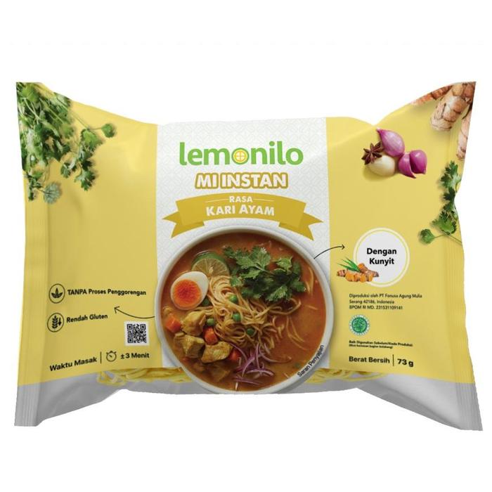 Gambar Lemonilo Mie Instan Sehat 1 Dus Bisa Campur | Rendang (BARU!) | Pedas - 1 dus Kari Ayam dari Solaria Seller undefined Tokopedia