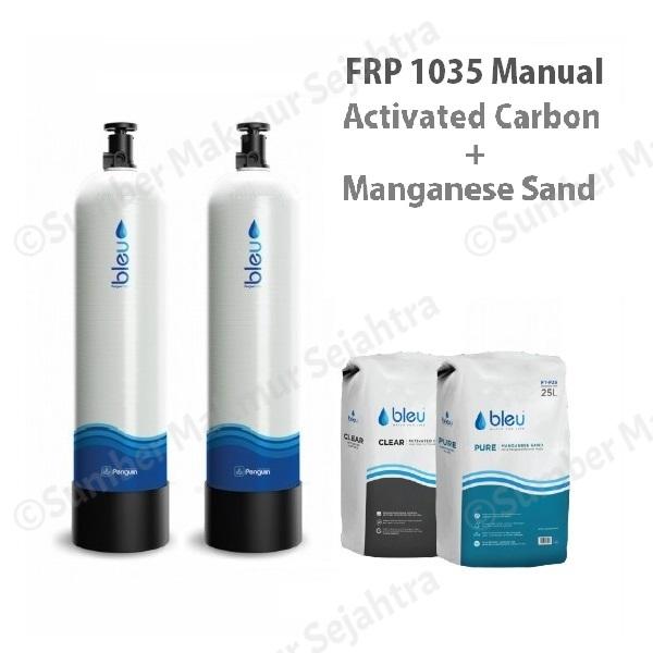 Gambar Bleu Penguin Filter air FRP 1035 Carbon + Manganese - FIlter+Pasang dari Sumber Makmur Sejahtra undefined Tokopedia