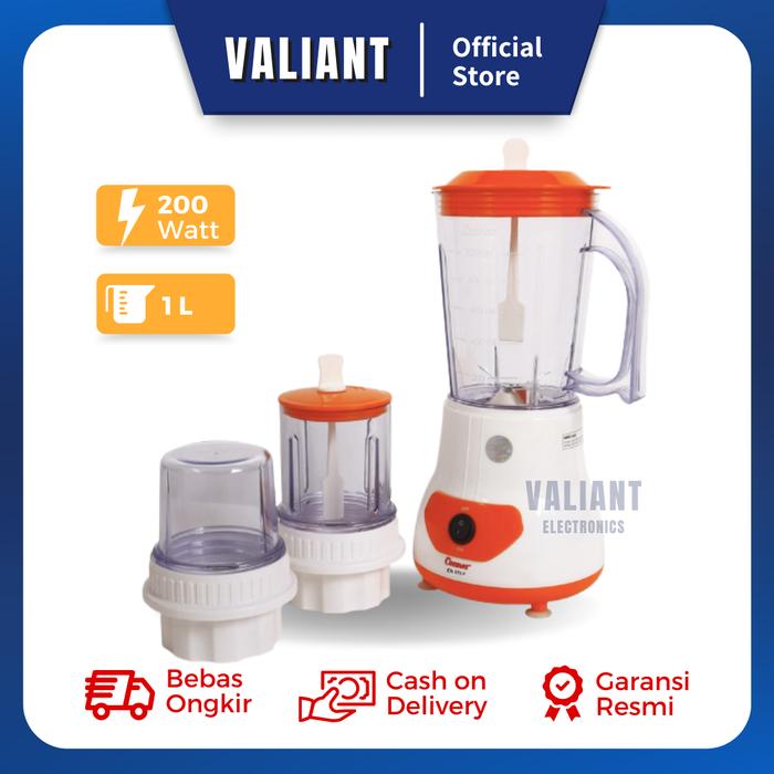 Gambar Cosmos Blender Plastik CB-172 P - 1 Liter - Packing DOUBLE dari Valiant Electronics TOP undefined Tokopedia