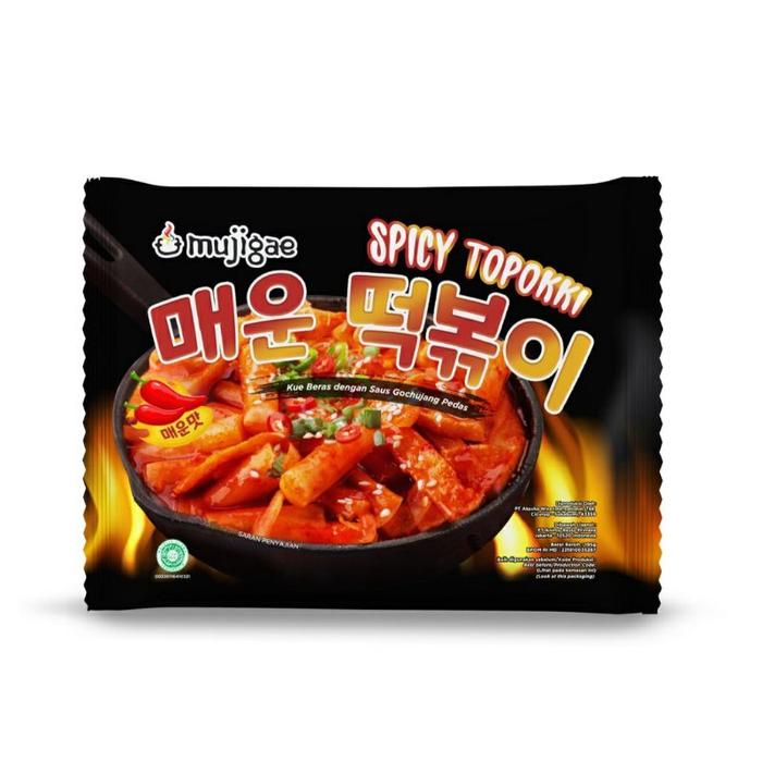 Gambar topokki halal mujigae 170 gram topoki tokpoki tteobokki toppokki - spicy topokki dari snacksmg undefined Tokopedia
