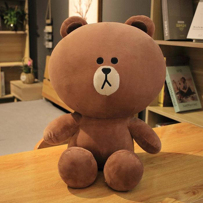 Gambar BONEKA LINE FRIENDLY BONEKA BROWN CONY 37 CM - brown, 37 cm dari tokohokimurah undefined Tokopedia