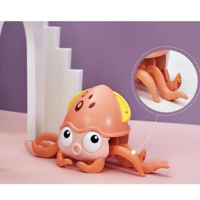Gambar Mainan Gurita Berjalan Octopus Gurita Bergerak Di Darat dan Air - pink dari PUSAT MAINAN JAYA undefined Tokopedia
