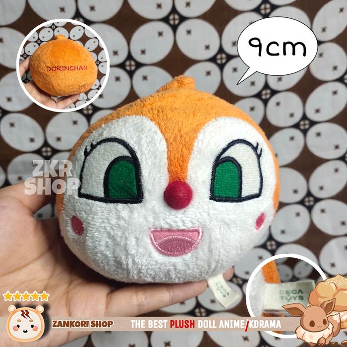 Gambar BONEKA DOKINCHAN, CURRYBREADMAN, ROLLPANA (ANPANMAN STUFFED PLUSH TOY) - dokinchan 2 dari Zankori Doll Store undefined Tokopedia