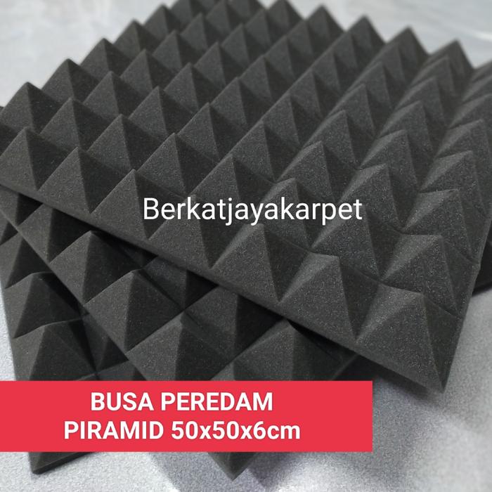 Jual Busa peredam suara Pyramid Dark Grey ukuran 50x50x6cm per 1 lembar ...