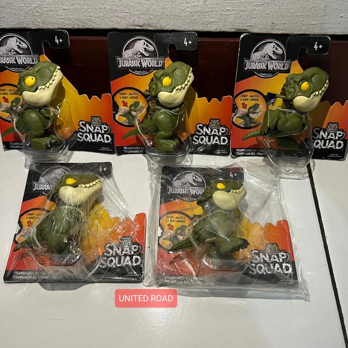 Gambar Snap Squad Jurassic World - Ori Mattel Tyrannosaurus Indominus Rex - T-rex Hijau dari United Store 88 undefined Tokopedia
