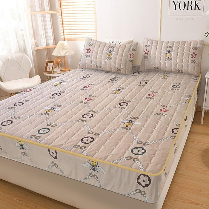 Gambar Sprei Waterproof/sprei protector/Sprei Anti air Sprei murah 160×200cm - Coklat rantai, 160×200 Cm dari Mita_stor11 undefined Tokopedia
