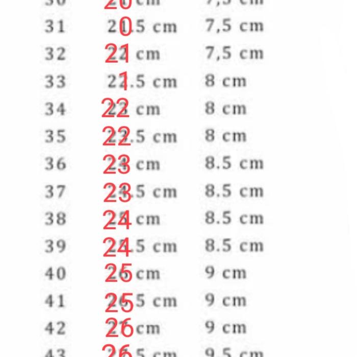 Tallas Geox Guia De Talla Biomecanics Guía Tallas Geox Talla Pie