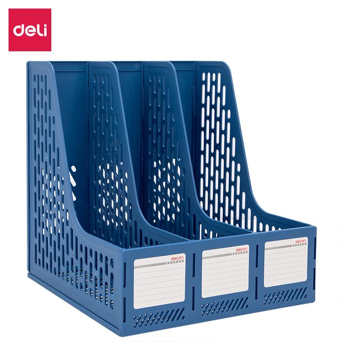 Gambar Deli File Tray Rak Box File Tempat Dokumen 3 Sekat 78997 - Biru dari Deli Office Automative undefined Tokopedia