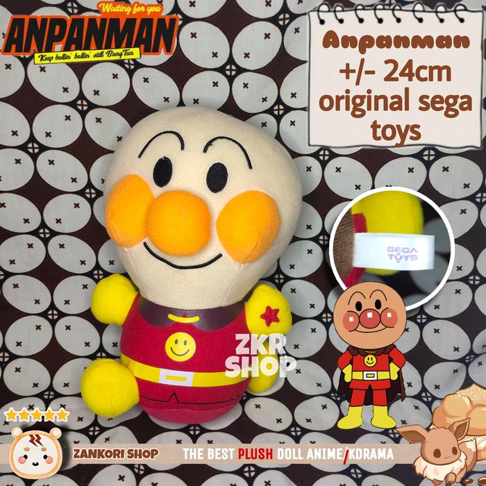 Gambar BONEKA ANPANMAN, SHOKUPANMAN, MELONPANA, KOKINCHAN ORIGINAL - Anpanman 2 dari Zankori Doll Store undefined Tokopedia