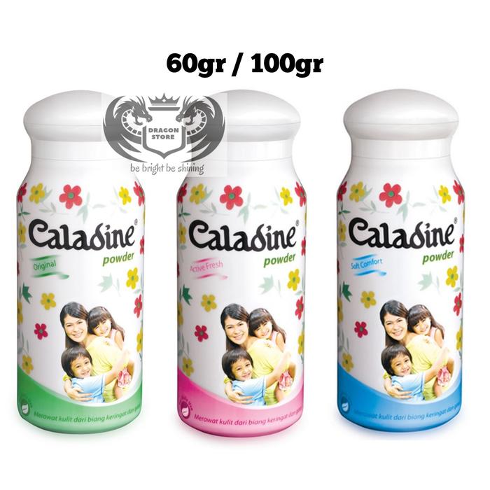 Gambar Caladine Powder 60gr - 100gr Bedak Tabur Bedak Gatal, Biang Keringat, - Biru 100gr dari dragonstore8 undefined Tokopedia