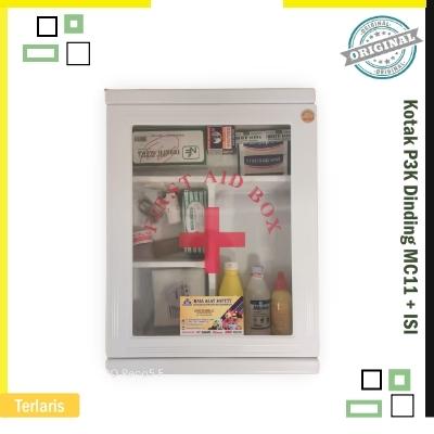 Gambar Kotak Obat P3K Dinding Lengkap Dengan Isi Obat Paket Hemat - Hanya Kotak dari Safety Asta Indonesia undefined Tokopedia