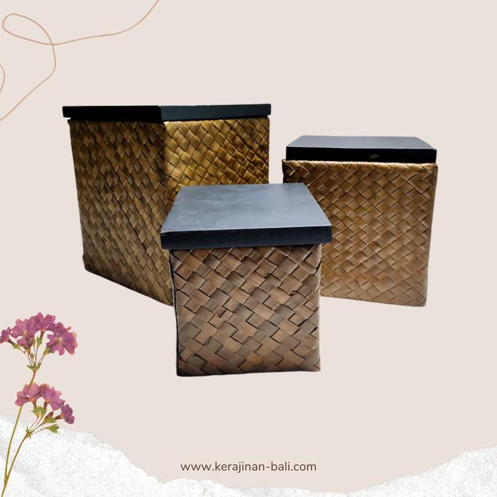 Gambar Kotak Pandan / Box / Tempat Serbaguna - S dari Elha Interior undefined Tokopedia