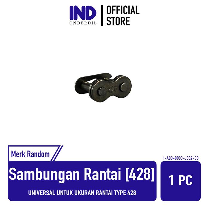 Gambar Sambungan-Penyambung Rantai-Rante Motor Jenis 420-428-428H-520 - 428 dari IND Onderdil undefined Tokopedia