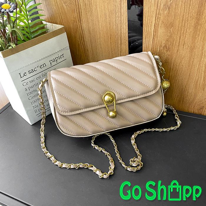 Gambar Tas Selempang Wanita Fashion Korea Import Tas Pesta Wanita Mewah SL82 - Khaki dari GO SHOPP undefined Tokopedia