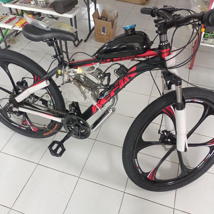 Gambar SEPEDA BERMESIN GASBIKE MESIN SEPEDA - Biru, All Size dari Hobby76 undefined Tokopedia